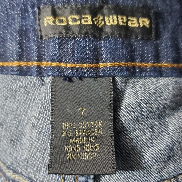 NWT Rocawear Juniors Bootcut Jeans Dark Wash Size 7 - Picture 6 of 7